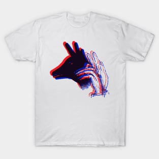 3D Shadow Puppet - DEER T-Shirt